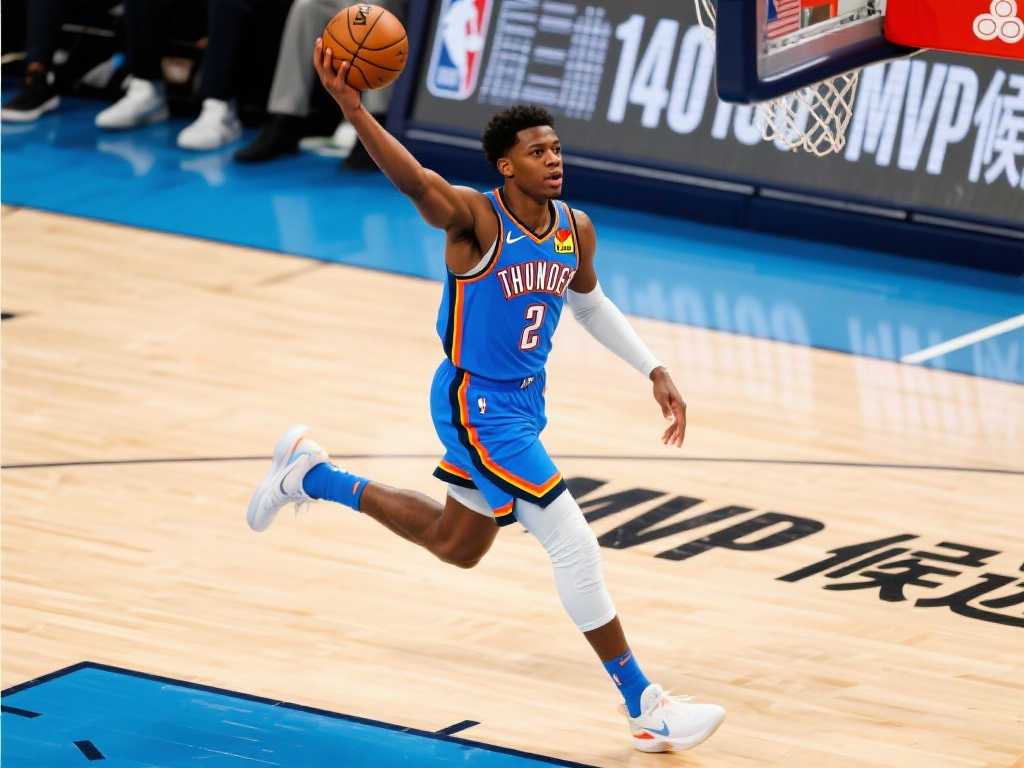 亚历山大后三节狂飙13中14，追平生涯得分纪录，MVP之路更进一步